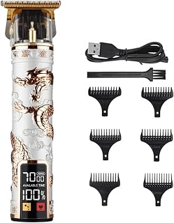Razors Vintage T9 Electric Hair Clipper Hair Cutting Machine Professional Men Electric Shaver Rechargeable Trimmer for Men(Digital Display-13)