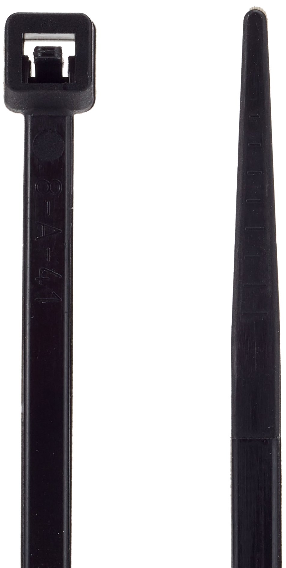 BradasTS1236100B Professional Cable Ties Removable UV-Resistant 3.6 x 100 mm Pack of 100 Black