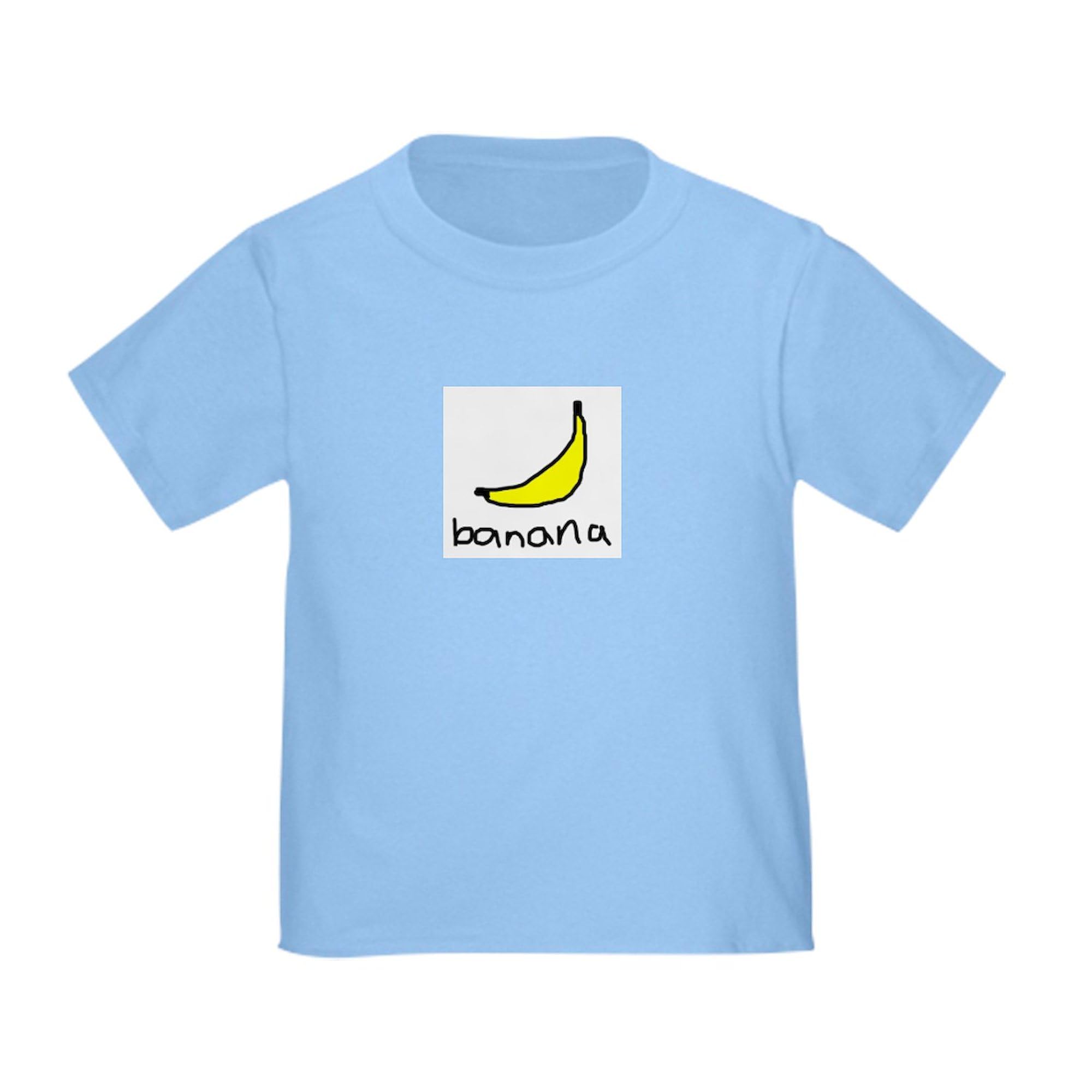CafePress Toddler Banana T Shirt Toddler Graphic Tee, 100% Cotton
