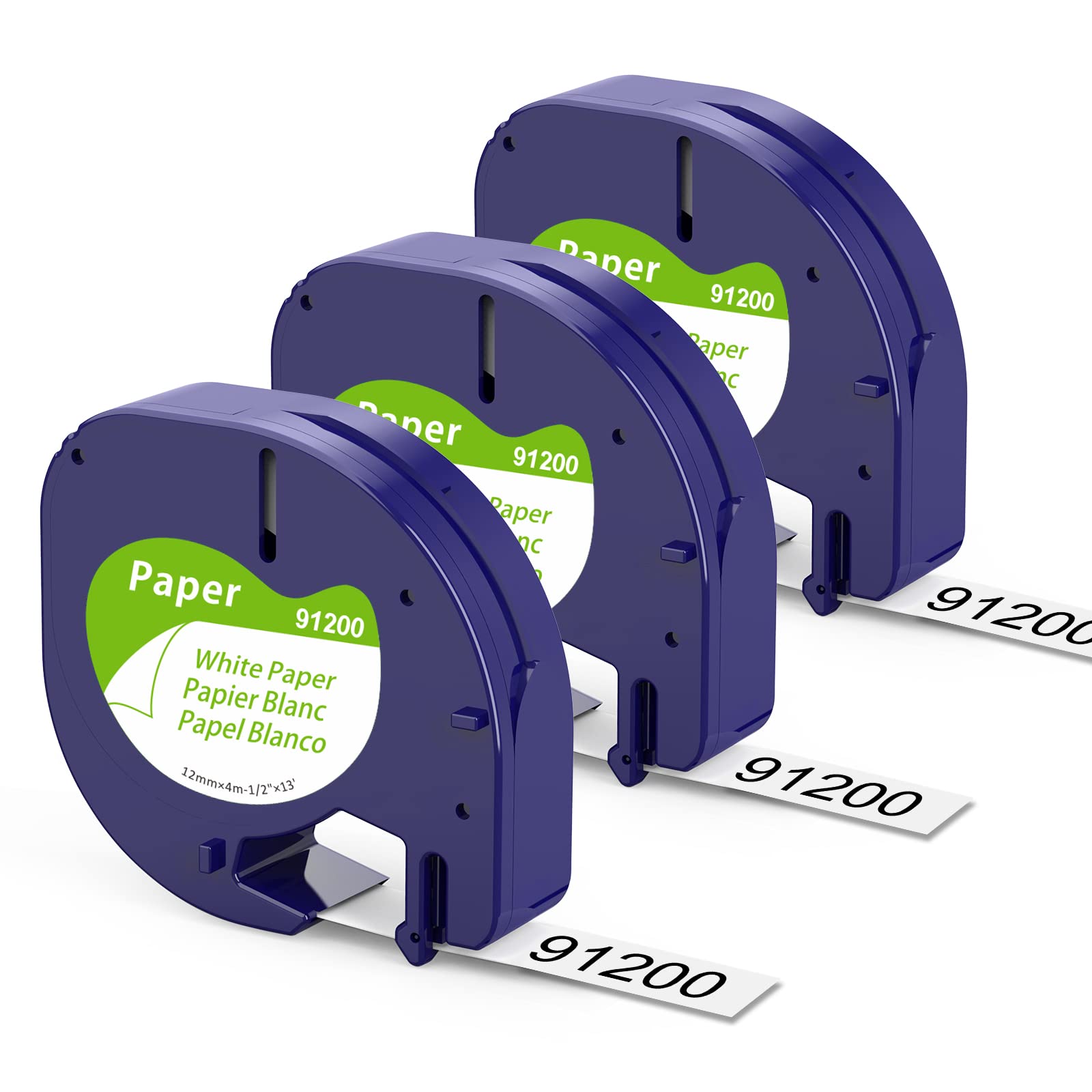 Buy Suminey Compatible Label Tape Replacement for Dymo LetraTag Paper