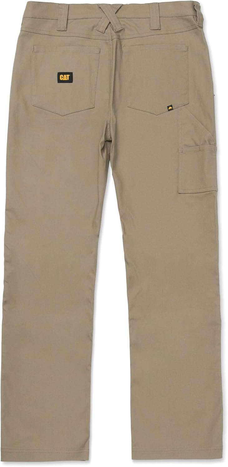 CAT Workwear Men's Caterpillar Double Front Stretch Canvas Pant Straight Fit