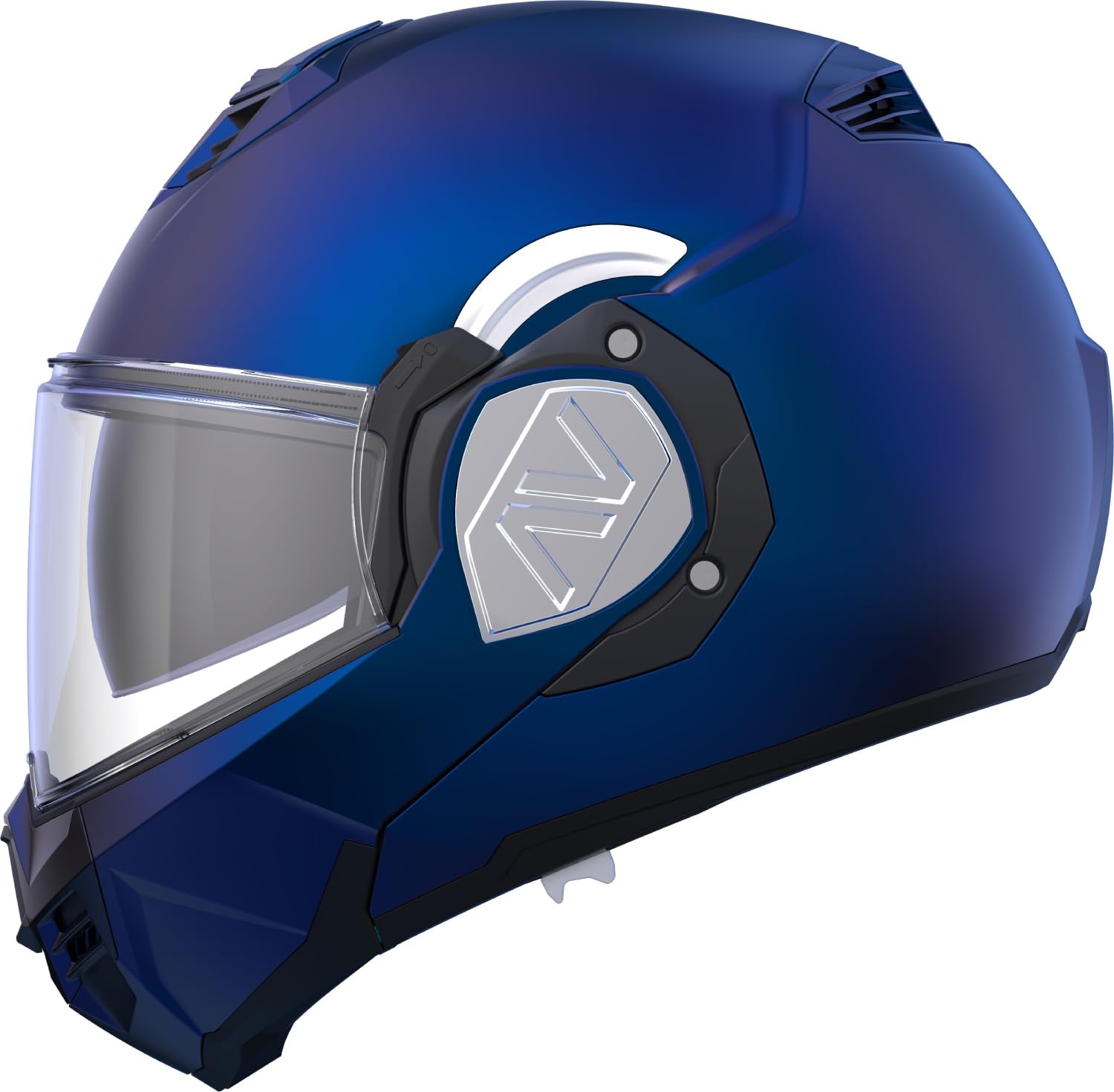 LS2, Modular Motorcycle Helmet ADVANT SOLID Navy Blue, L