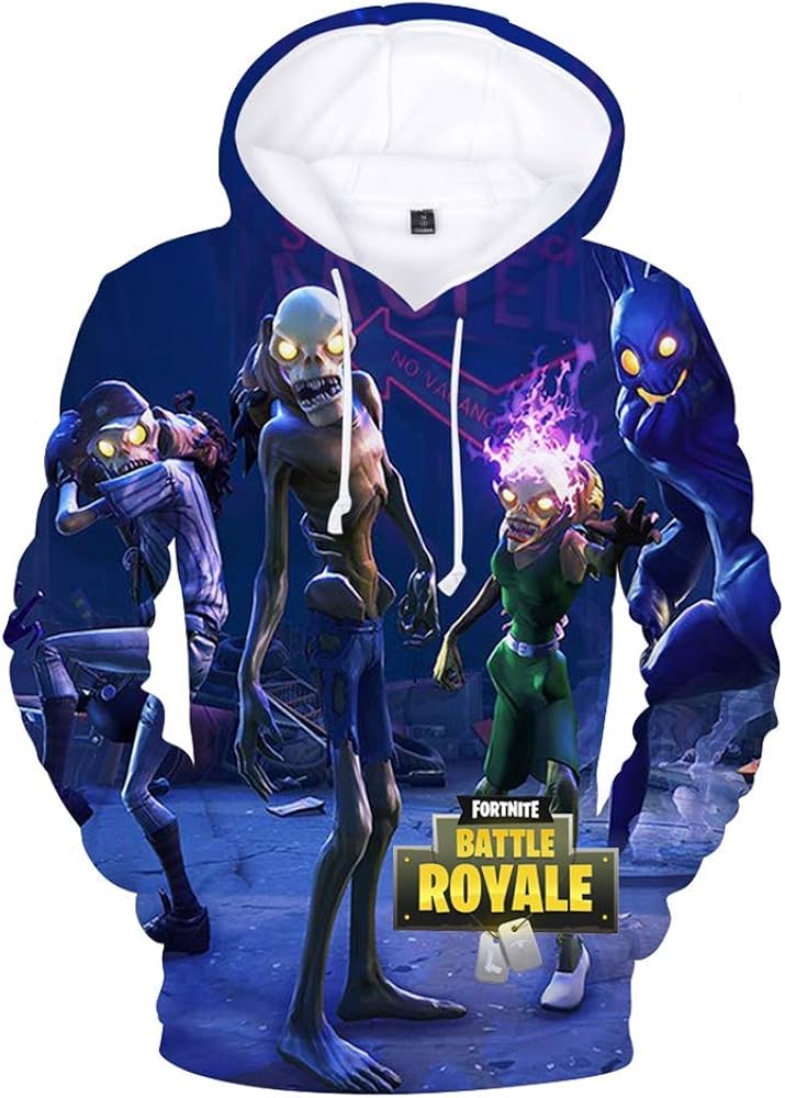Fortnite Hoodie Kids Sweatshirts Hooded Printed 3D