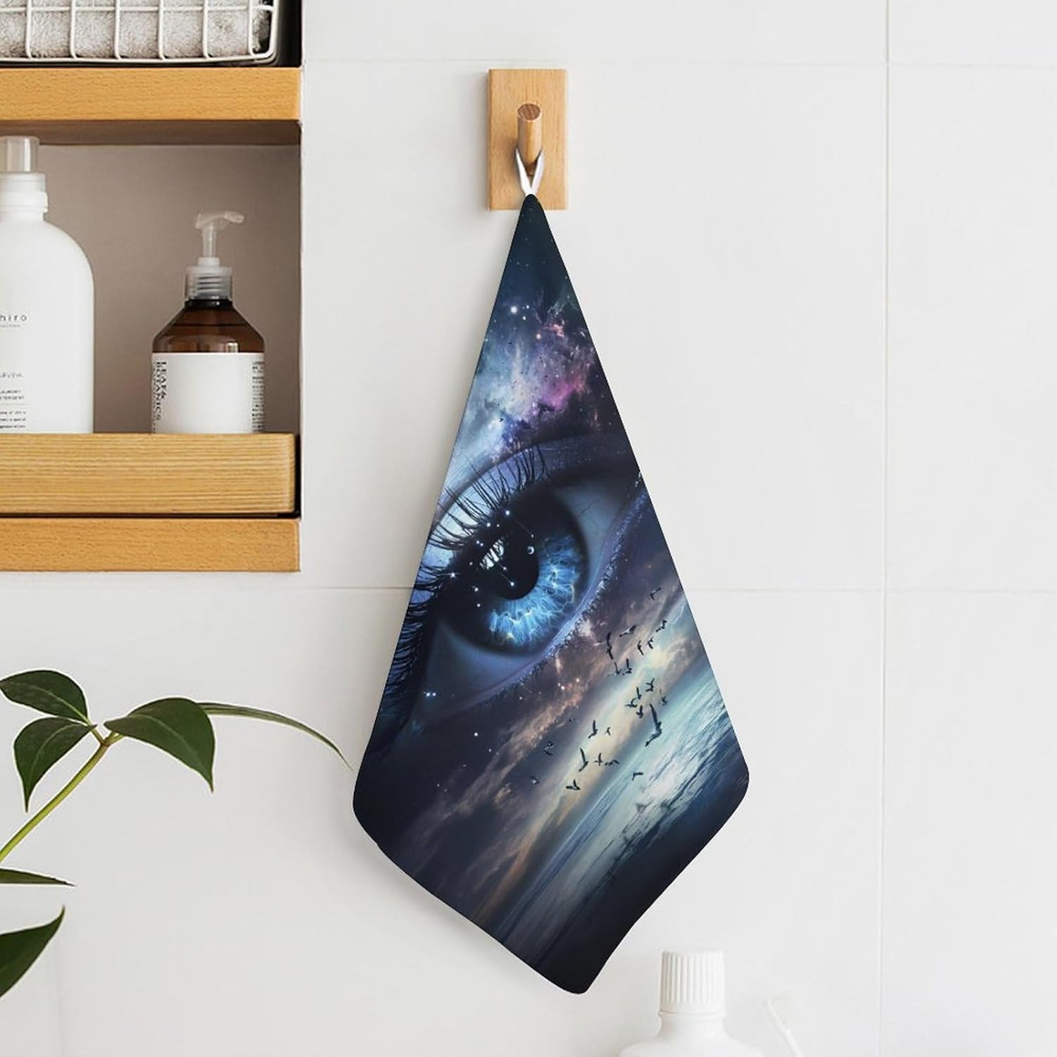 Angel Tears Towel Hand Towels Decorative Towel for Bathroom Kitchen Shower Gym 4PCS