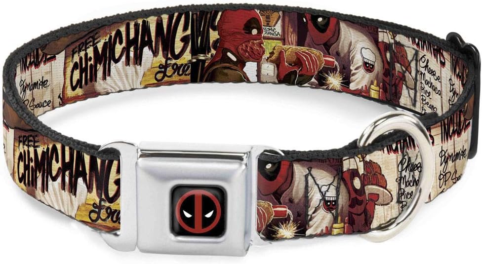 Deadpool Kills Deadpool #2 Cover Collare per cani Dynamite Chimichanga con fibbia