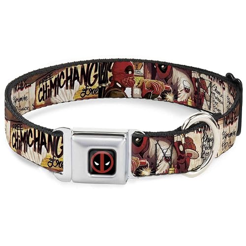 Buckle-Down Collar de Perro con Hebilla para cinturón de Seguridad Deadpool Kills Deadpool 2 Cover Dynamite…
