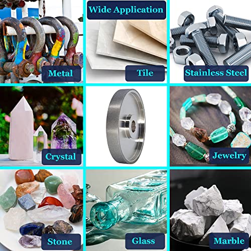 Gytycatah Cbn Grinding Wheel, Dia 6" X 1" Wide With 1" Arbor, Diamond Grinding Wheel For Sharpening High Speed Steel, Grit 1000 #TOP5