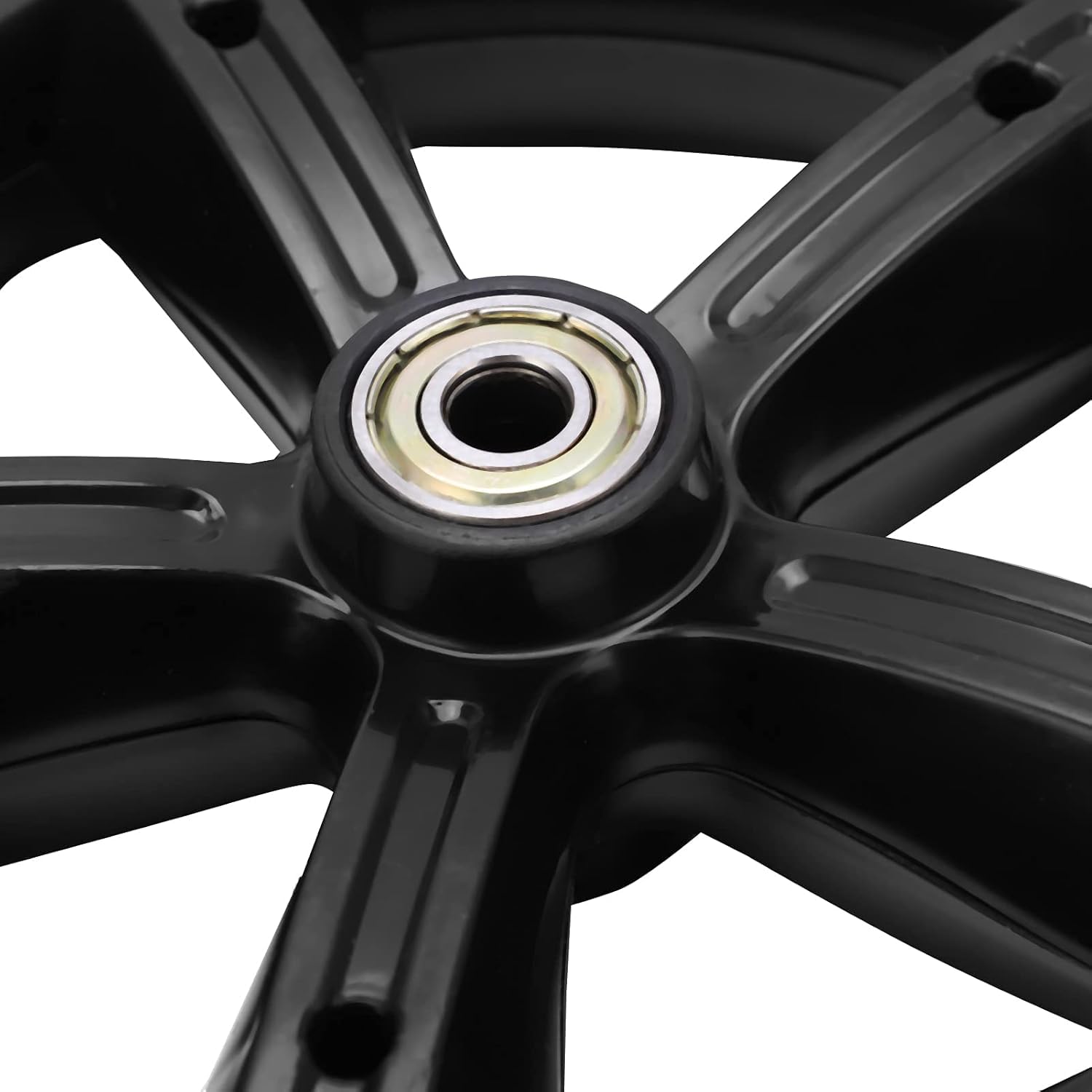 Pneumatici per scooter da 8 pollici, 200 × 50 E, pneumatici in gomma piena, con mozzo, esplosione, resistenza agli urti e antiscivolo, sicuri e confortevoli, senza gonfiore, per scooter