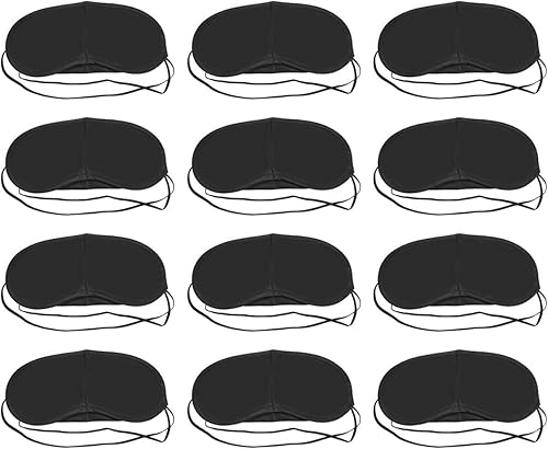 Shapenty Máscara negra para ojos vendados, juego de viaje para siesta y ayuda para dormir, guía de luz para relajarse por la noche, cubierta para disponible en Yaxa Colombia