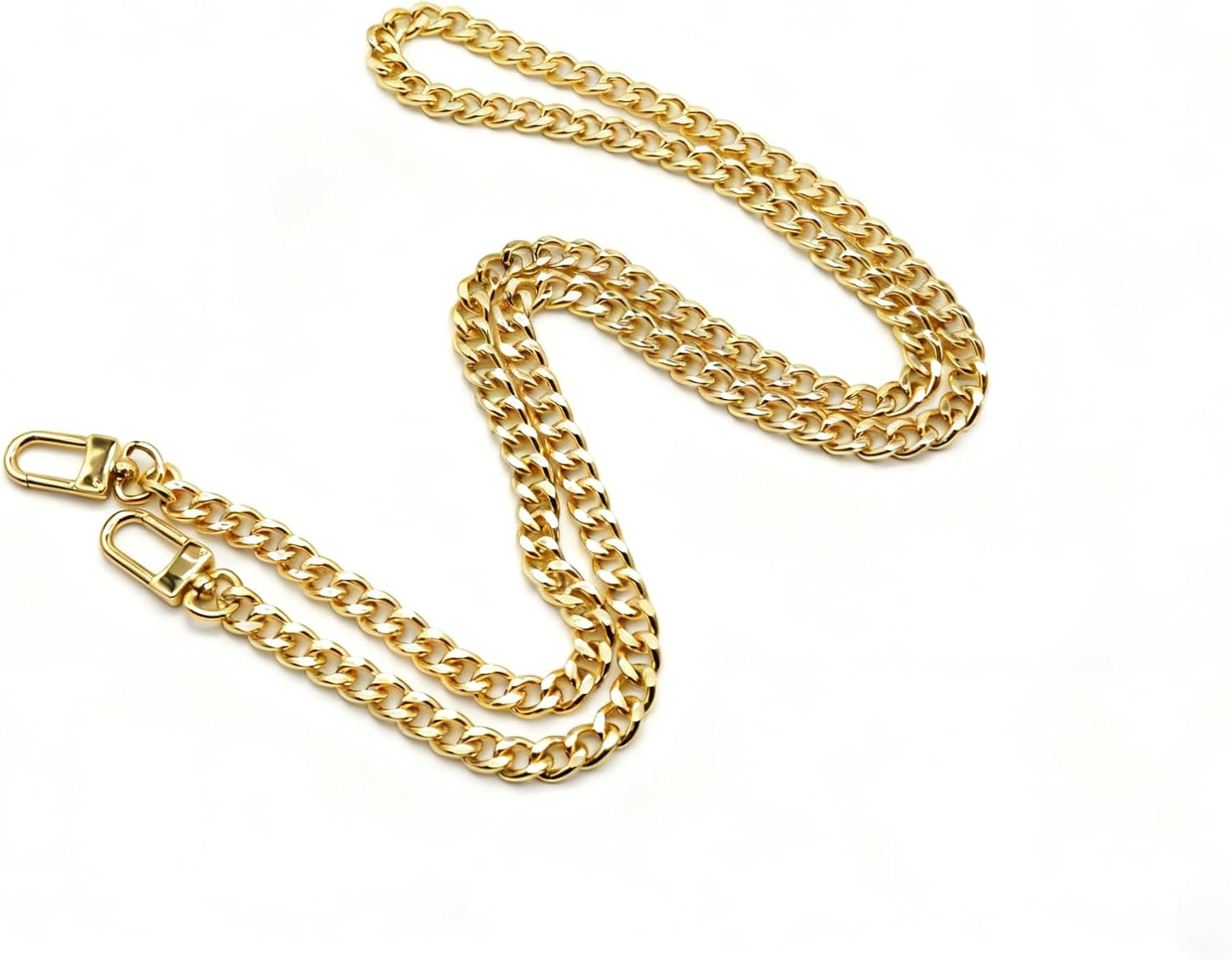 16.5 Inch Short Chain Strap for Handbags - Gold Replacement Shoulder Strap for Purse image 5