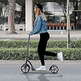 Roller Klappbar - rutschfeste Massivkautschukreifen, Cityscooter Falten HöHenverstellbar, FüR Erwachsene Und Kinder 100kg Gewichtsgrenze