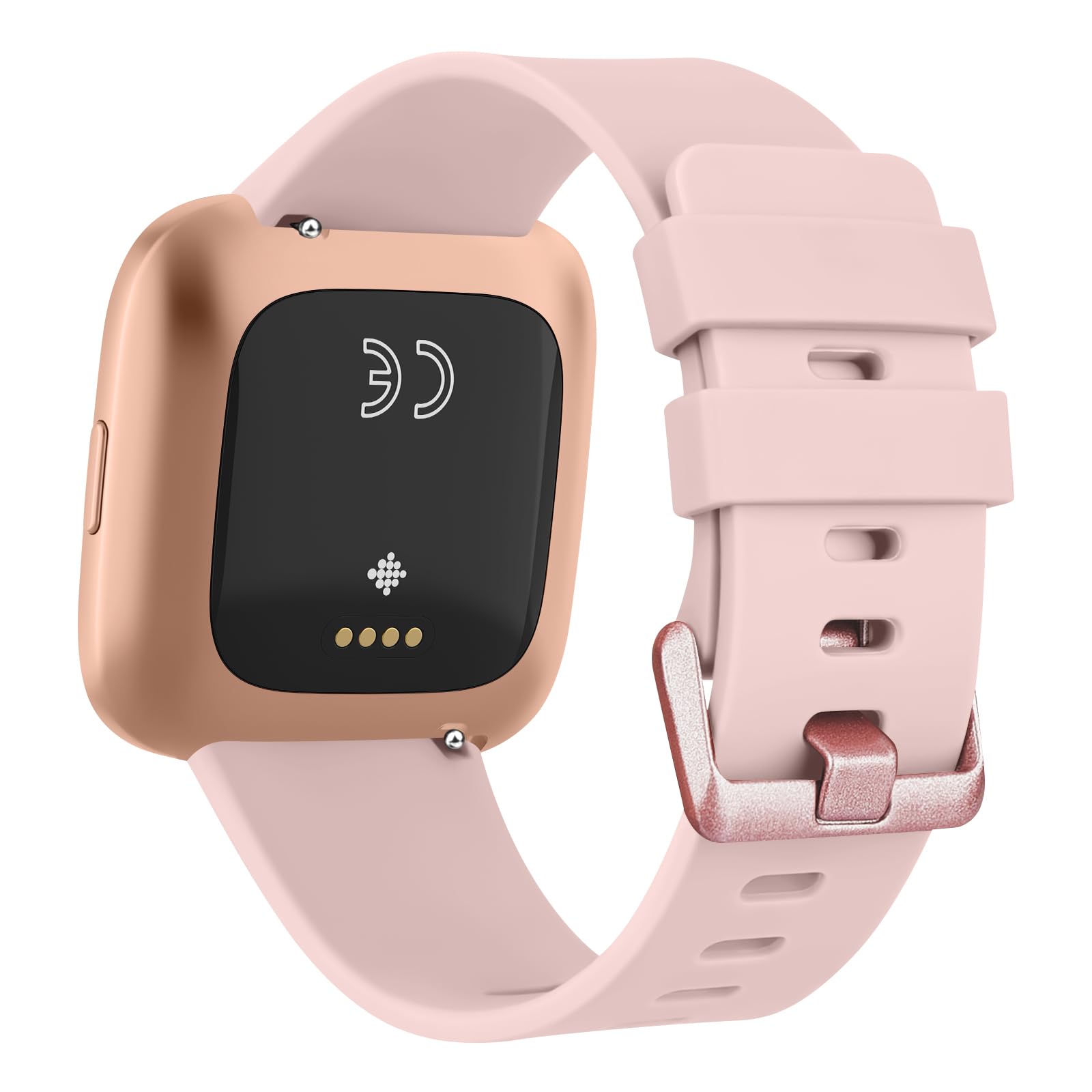 for Fitbit Versa Straps/Fitbit Versa 2 Straps/Fitbit Versa Lite Strap,Silicone Sport Replacement Straps Compatible with Fitbit Versa Lite/Fitbit Versa 2/Fitbit Versa for Women Men (Pack D - Image 2
