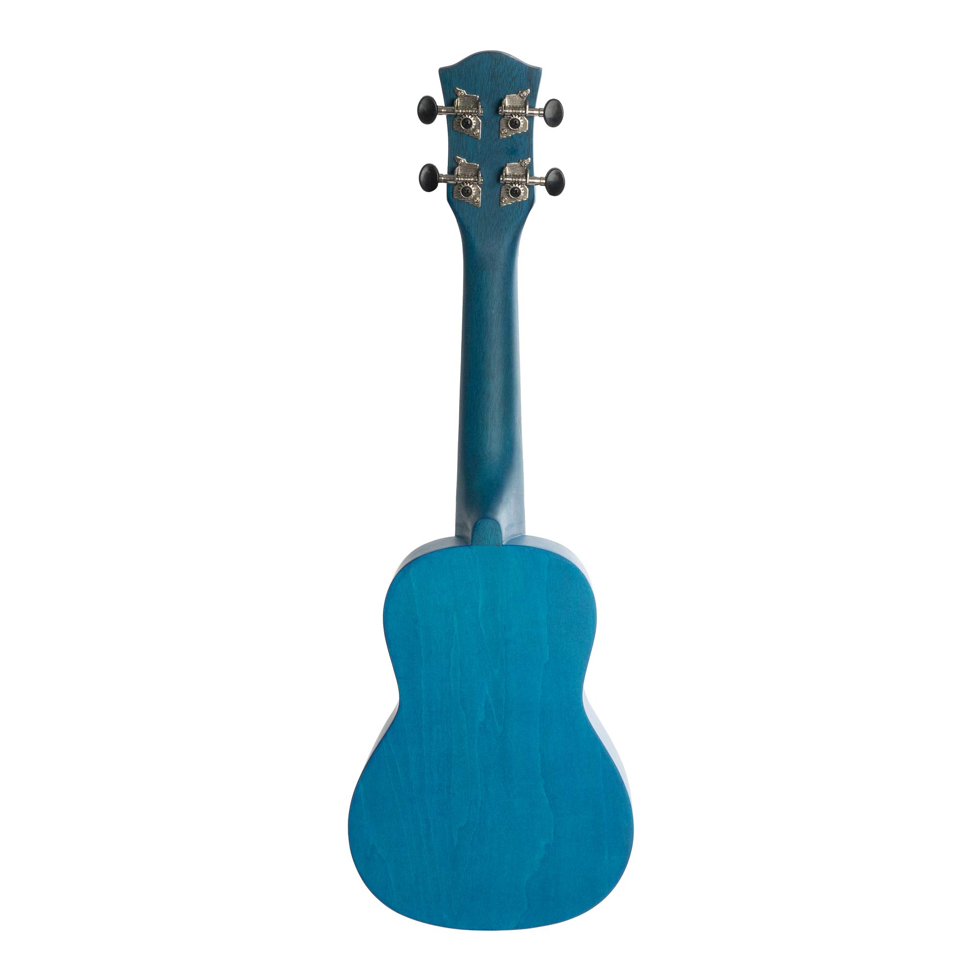 CASCHA Sopran Ukulele Set Niederländisch - für Kinder & Erwachsene I Starter Kit mit 3 Plektren Tasche holländisches Lehrbuch mit DVD Stimmgerät I Aquila Saiten Nylon I Kleine Hawaii Gitarre Blau