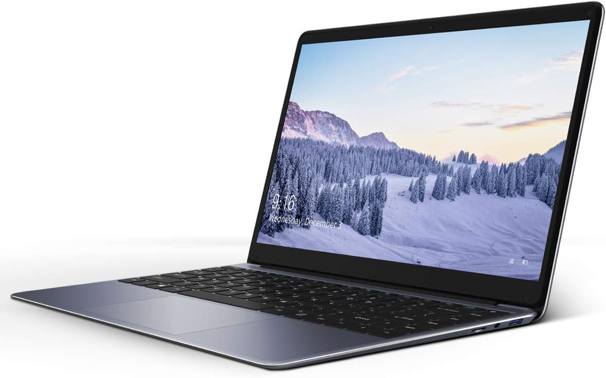 CHUWI HeroBook Laptop Computer Windows 10 PC, 14.1" 1080P Display, Intel Atom X5-E8000 Quad Core, 4GB RAM/64GB eMMC and Extra 256GB SSD, 1TB M.2 SSD Slot, Thin and Lightweight