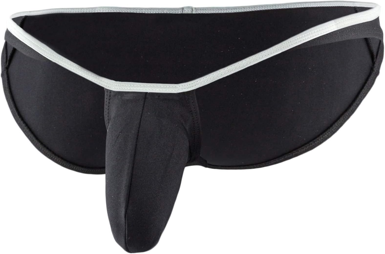 Underwear Brief for Men Microfiber G-Strings Low Waist, Outer Elastic Waistband Bikini Lingerie (Pack of 1) (ML-07106)