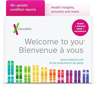 23andMe Health + Ancestry Service: Personal Genetic Test, Health Predispositions, Carrier Status, Wellness, Traits, Ancestry Reports, Lineage, DNA Test (Before You Buy See Important Test Info Below)