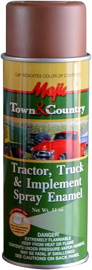Majic Paints 8-20986-8 Tractor & Implement Spray Enamel Paint, Aerosol, Gray Primer