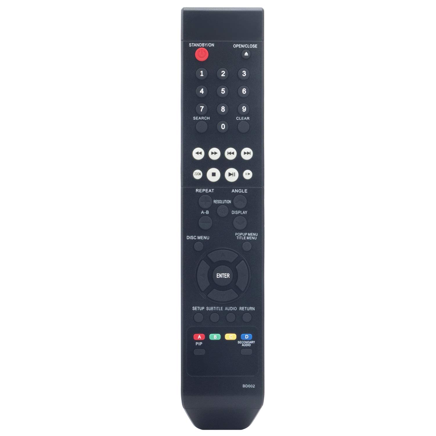 BD002 交換用リモコン Insignia BLU-RAY DVDプレーヤー NS-2BRDVD NS-BDLIVE01用 Amazon.com: BD002 Replacement Remote Control Applicable for