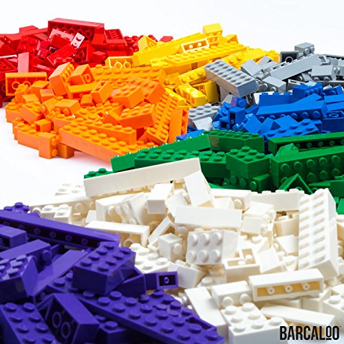 image for Barcaloo 1000 Piece Building Bricks Set- 10 Classic Colors Guaranteed 