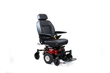6 Runner Power Chair Color: Red