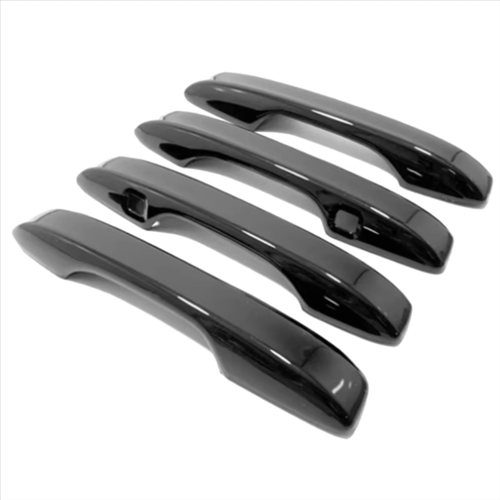 DSPOLIMV Outer Door Handle Cap Compatible with CRV 2023-2024 Car Outside Door Pull Handle with Hole Exterior Trim Cover Parts Accessories