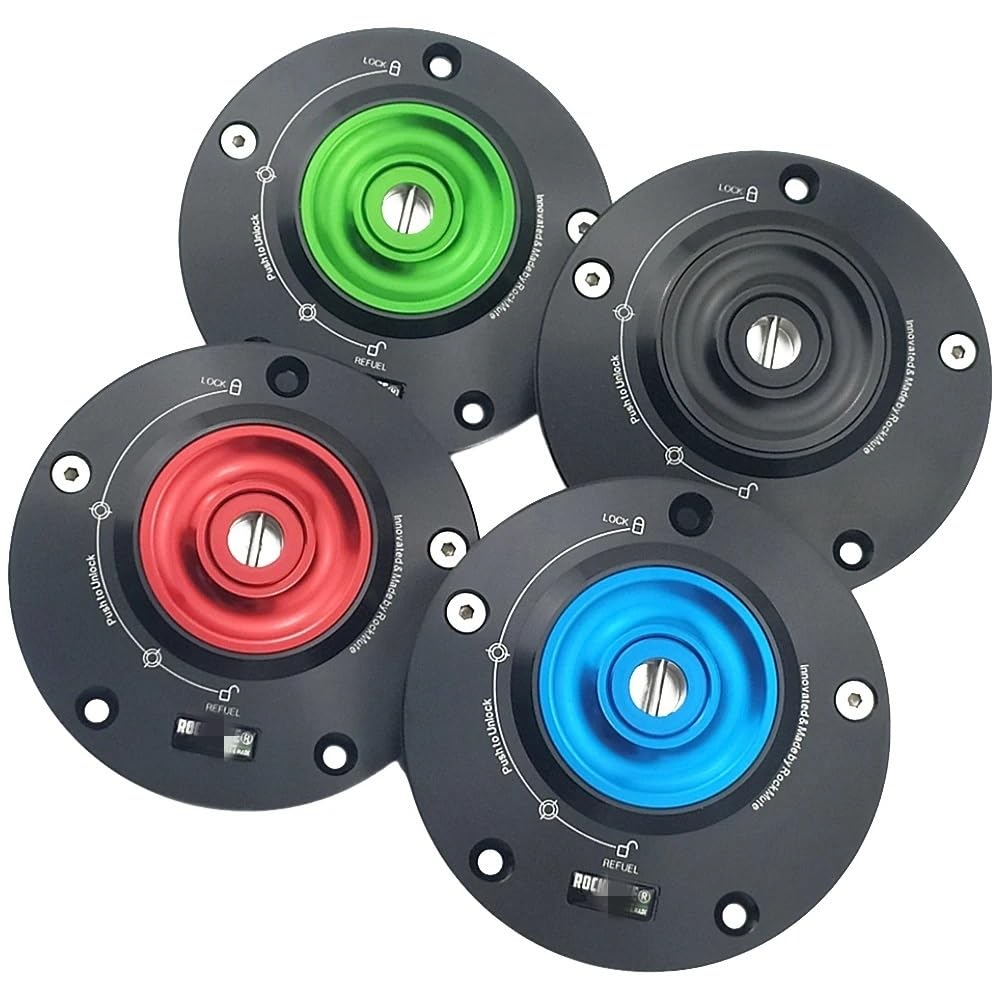 Copertura Tappo Serbatoio Carburante Gas Con Serratura A Chiave Per Kawa&saki ZX-6R NIN&JA ZX6R 2007-2017 ZX10R 2006-2015, ZX14R ZZR1400 2006-2016 Moto tappo serbatoio moto