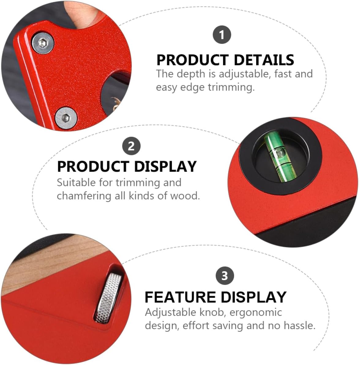 Adjustable Corner Plane Portable Aluminum Alloy Woodworking Tool with Ergonomic Design Easy to Operate for Precision Trimming and Cutting Carpentry