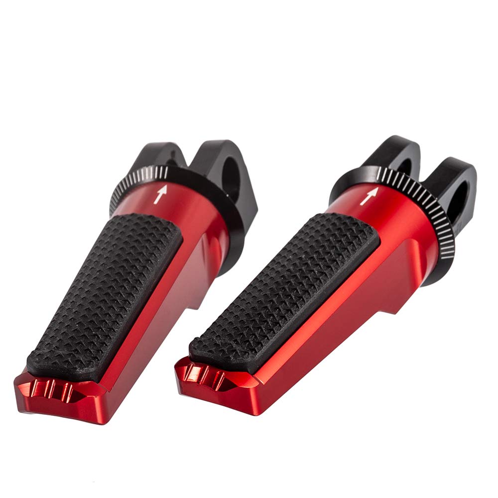Sinkees Motorcycle Foot Pegs Front Pedals Rider Footrest