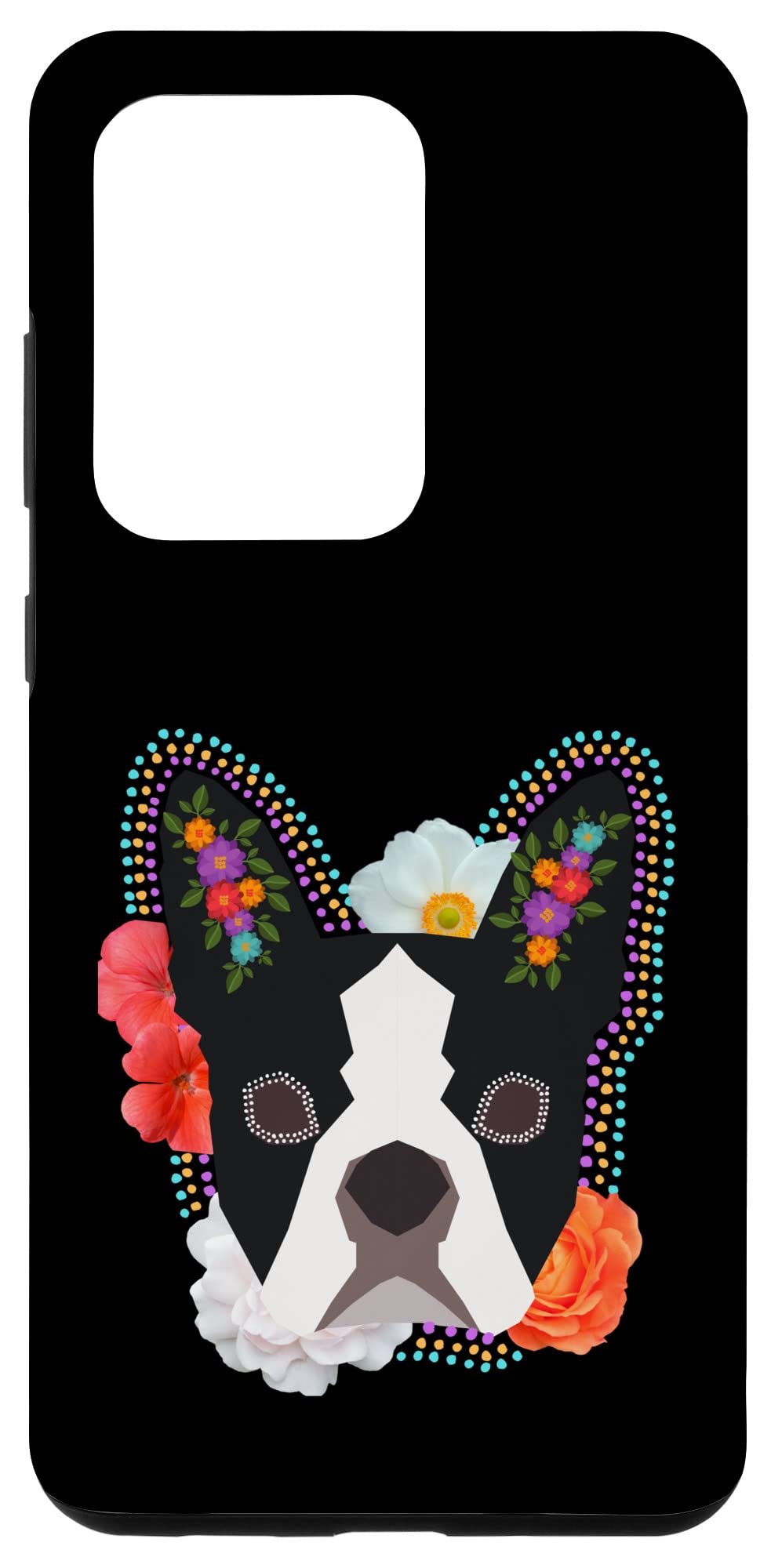 Galaxy S20 Ultra Boho Boston Terrier Case