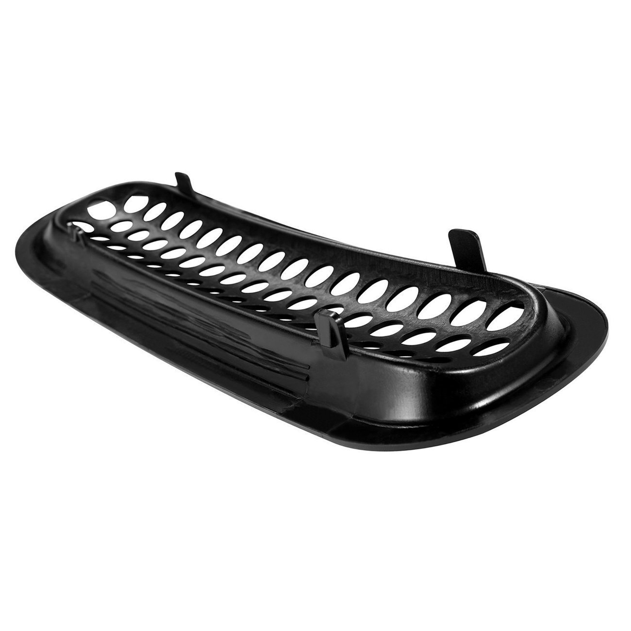 Inserts de calandre avant à clipser en maille noir brillant (lot de 7)