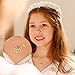 PYXC Easter Basket Stuffers for Kids Teen Girls - Unicorn Necklace Gifts for Girls, Gold CZ Heart Unicorn Jewelry Initial Teen Girls Colorful Heart Necklace Birthday present (A1, Gold)