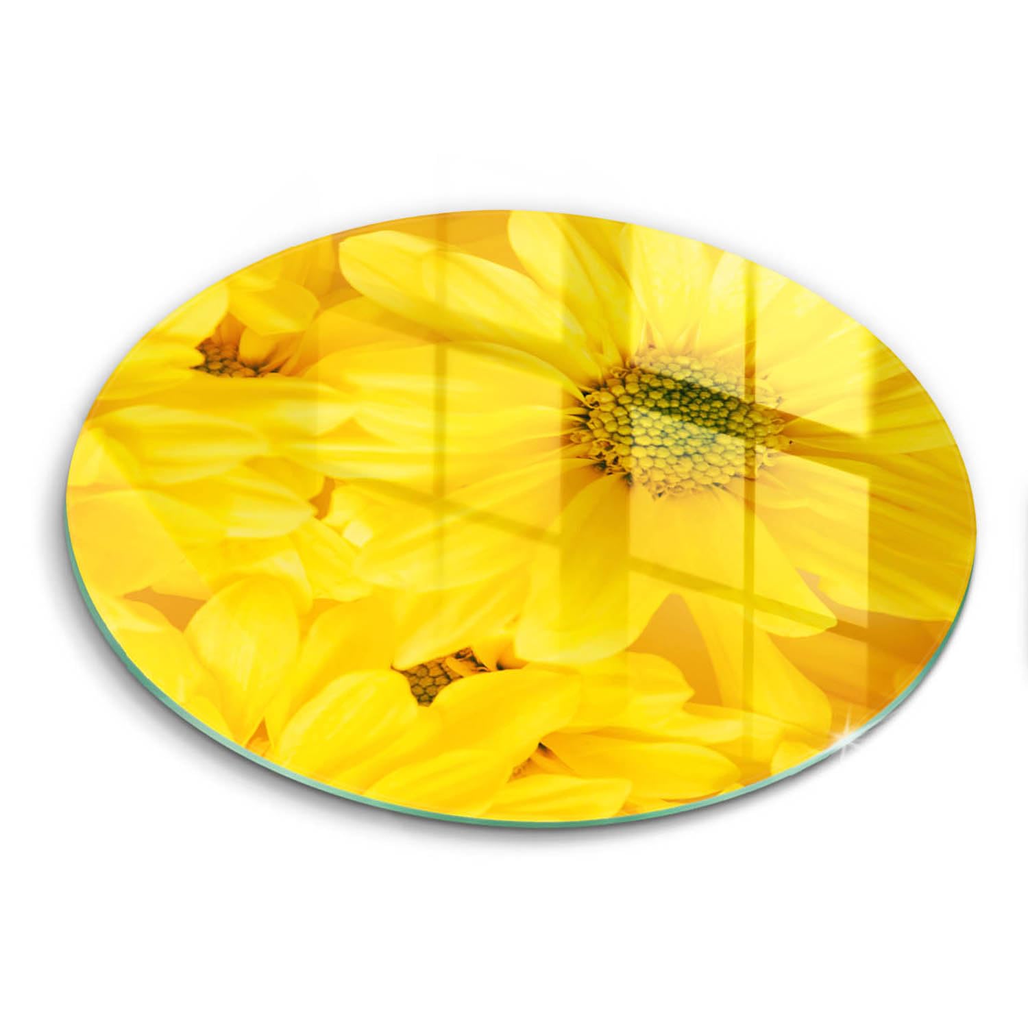 Plaque induction protection 40cm Wallfluent - Tapis de cuisson motif pétales