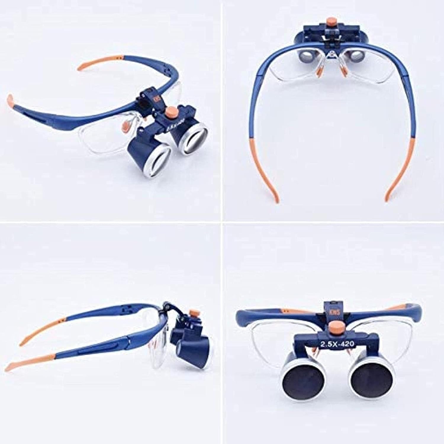 Magnifiers, Loupes 3.5X Binocular Magnifier Dental Surgical Loupes with Abs Frame/2.5*