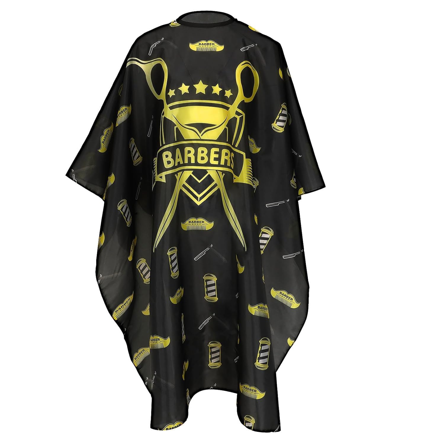 Barber Hair Cutting Cape for Salon & Home Use | Premium Waterproof Haircutting Apron with Adjustable Snap Closure | Anti-Static, Lightweight, Reusable & Easy Clean (Pack of 1)-image-5