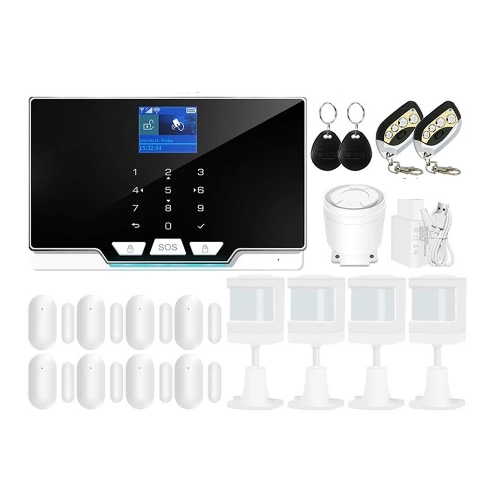 Système d'alarme maison sans fausse alerte DELURA WiFi