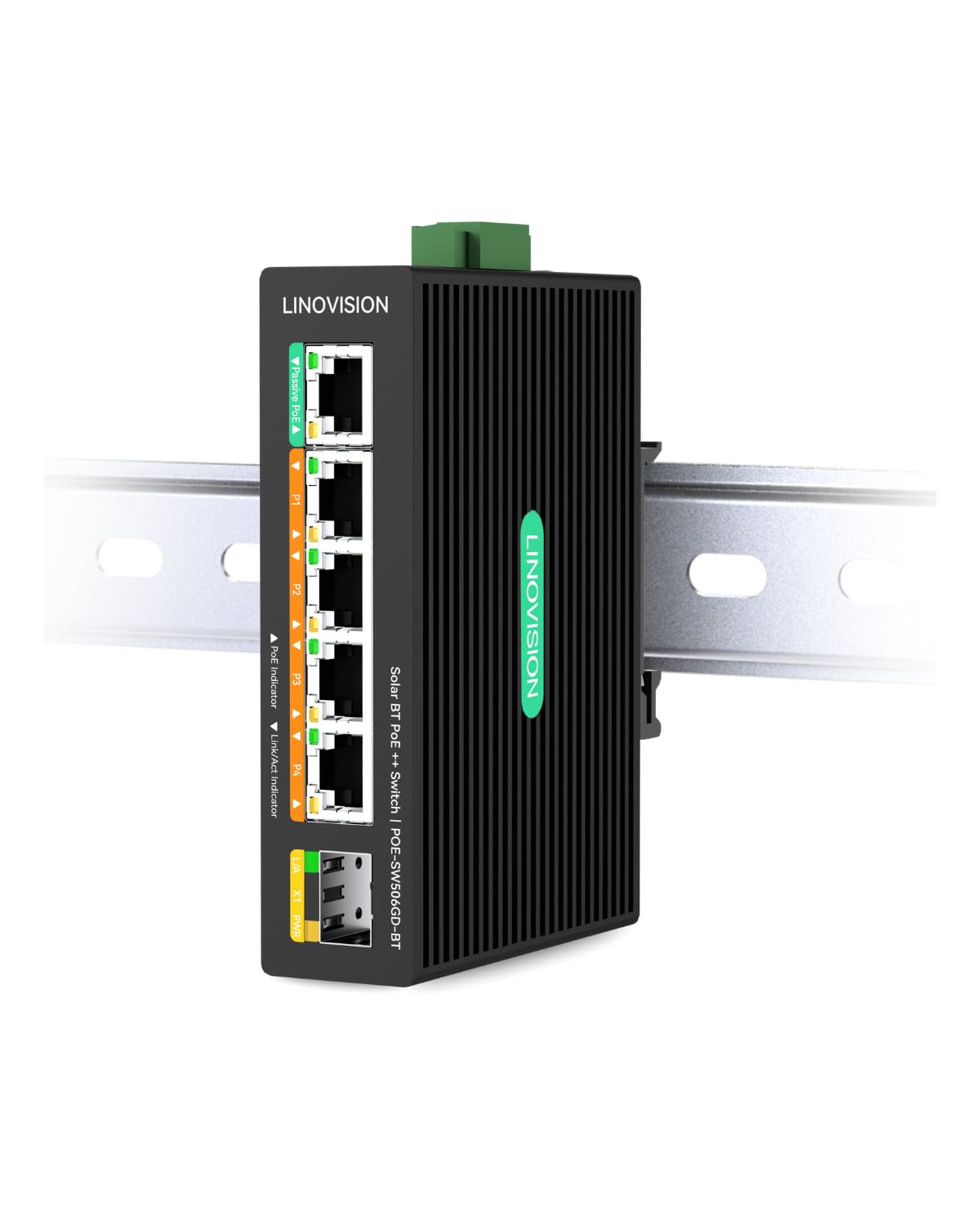 Amazon.com: LINOVISION Industrial 5 Ports Full Gigabit DC12V PoE++