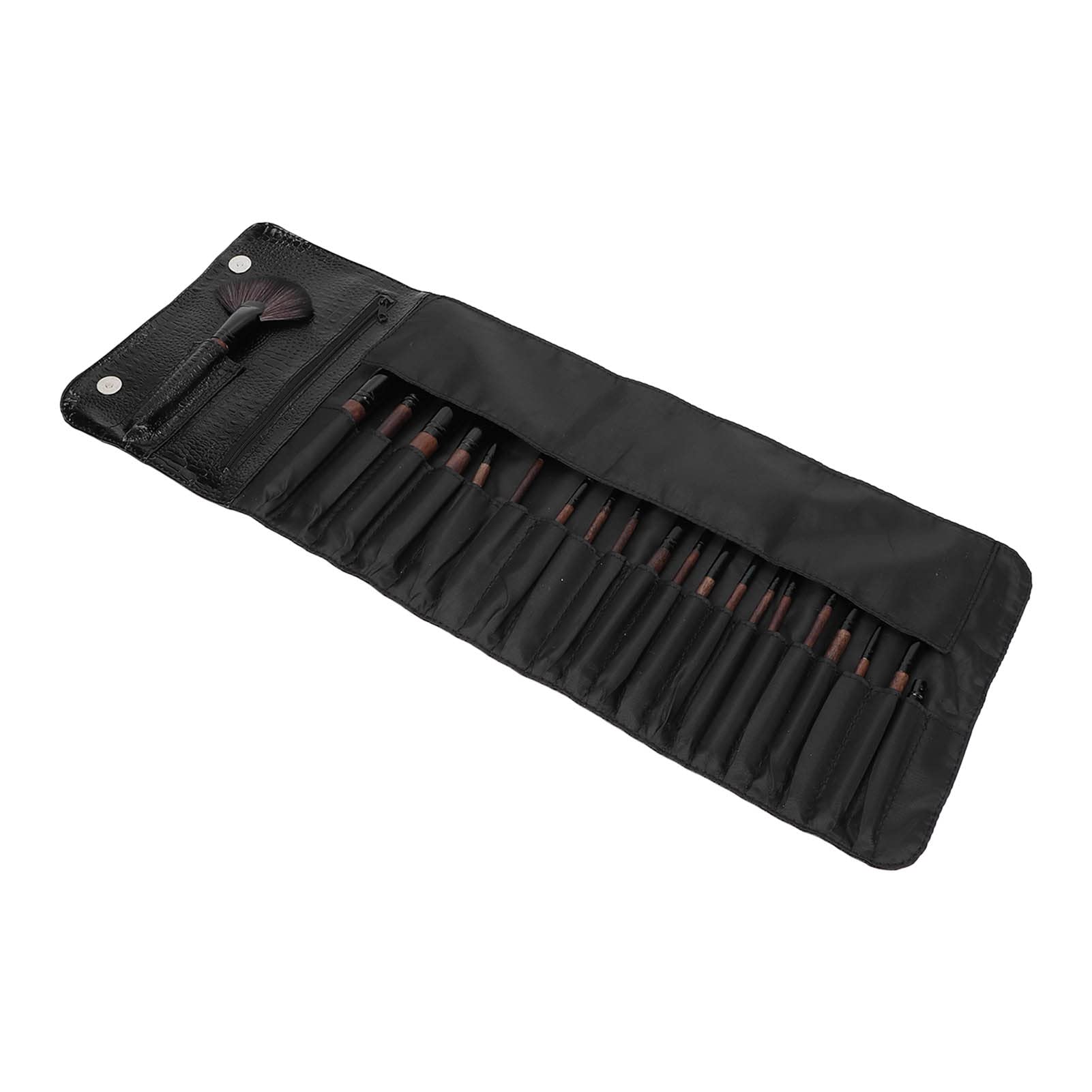 Juego de brochas de maquillaje profesional, 21 piezas, mango de madera, cerdas suaves, base, sombra de ojos, colorete, brochas con bolsa de almacenamiento para el hogar, viajes,