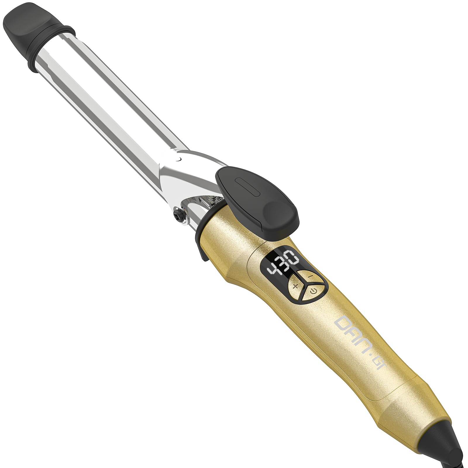 1Inch Titanium Travel Curling Iron, Dual Voltage 100-240V,180°F-430°F 1 inch