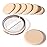 MOHOPE 8Pcs Air Cushion Makeup Sponges for Foundation with Portable Box | Latex-Free Blending Sponge for Liquid, Cream, Foundation and Powder | Round Powder Puff | Honey Beige