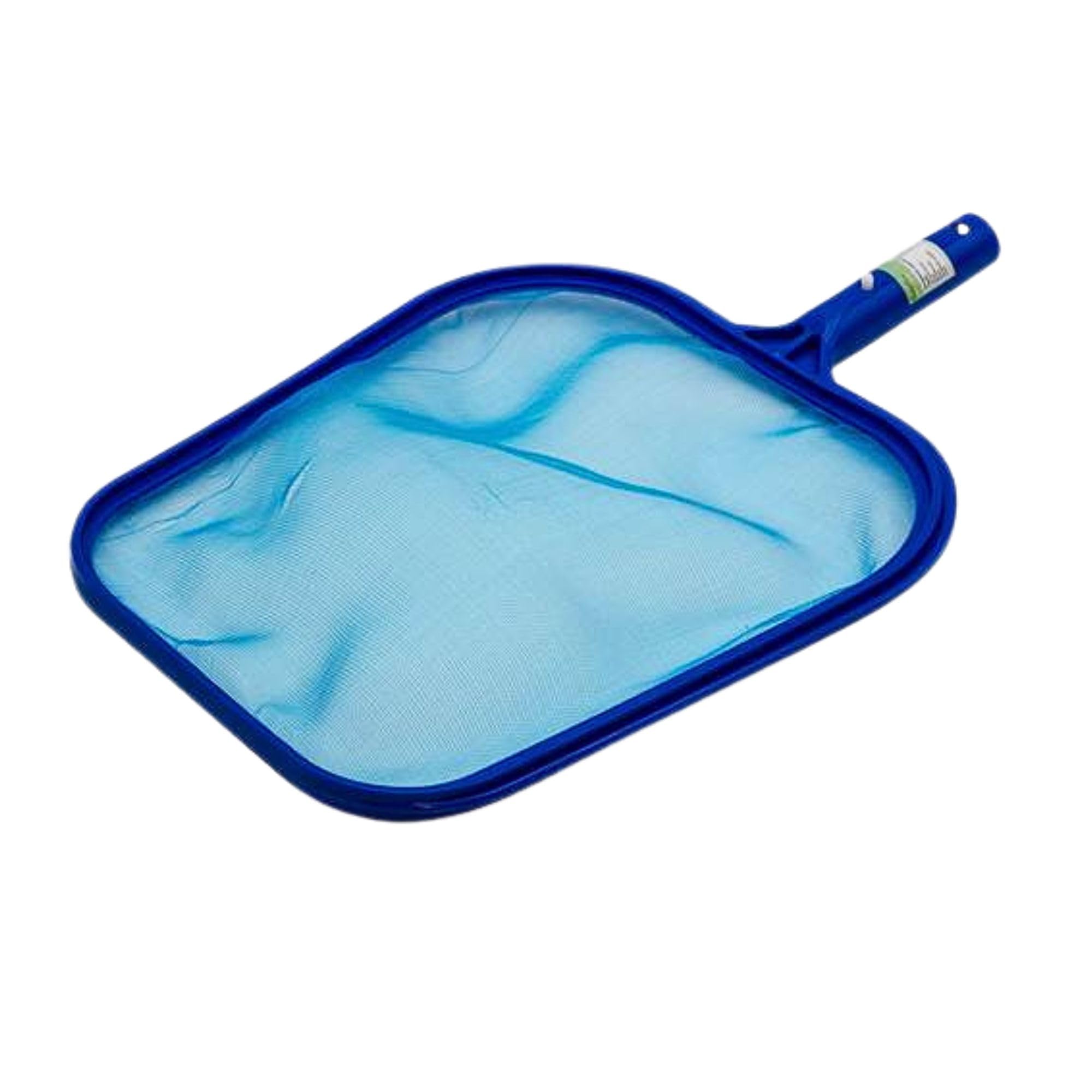 Riegolux Recogehojas de Superficie para Piscina 34 cm | Red Limpiafondos con Clip para Pértiga | Recogedor de Hojas e Insectos para Piscinas | Color Azul