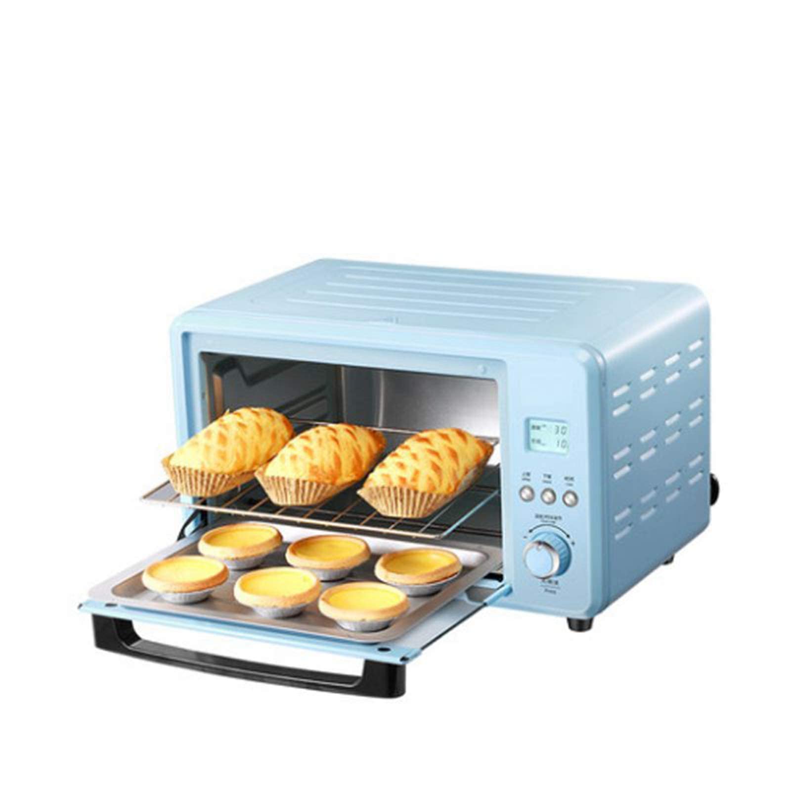 Piekarnik Mini Piekarnik Z Regulacją Temperatury Premium Konwekcyjny Piekarnik Halogenowy Idealny Do Pieczenia, Pieczenia