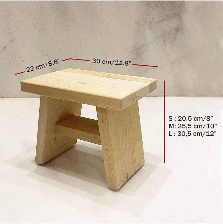 Shark Anatolia Banyo Taburesi Sedir Ağacından El Yapımı Duş Bankı (8)