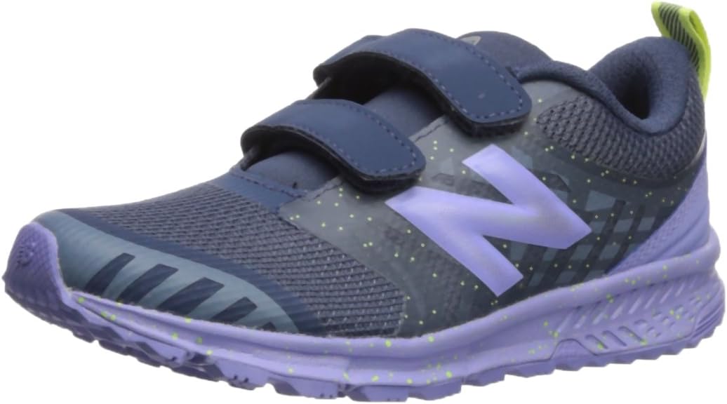 New Balance Kid's FuelCore Nitrel V3 Hook and Loop Running Shoe, Vintage Indigo/Ice Violet, 10.5 W US Little Kid (4-8 Years)