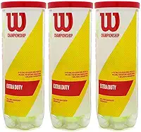 Bola De Tenis Wilson Championship - Pack 09 Bolas - 03 Tubo