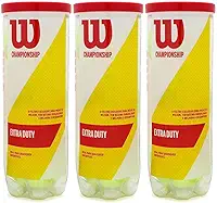 Bola De Tenis Wilson Championship - Pack 09 Bolas - 03 Tubo