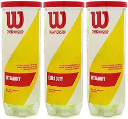 Bola De Tenis Wilson Championship - Pack 09 Bolas - 03 Tubo