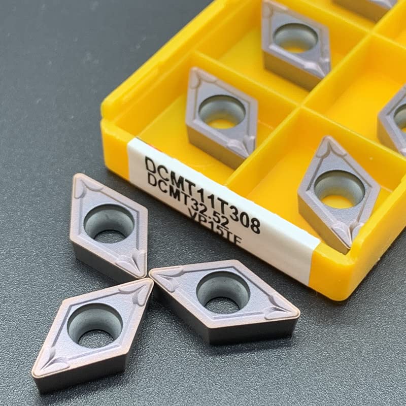 Juego de herramientas de torneado DCMT talla múltiple 10 piezas miniatura 5