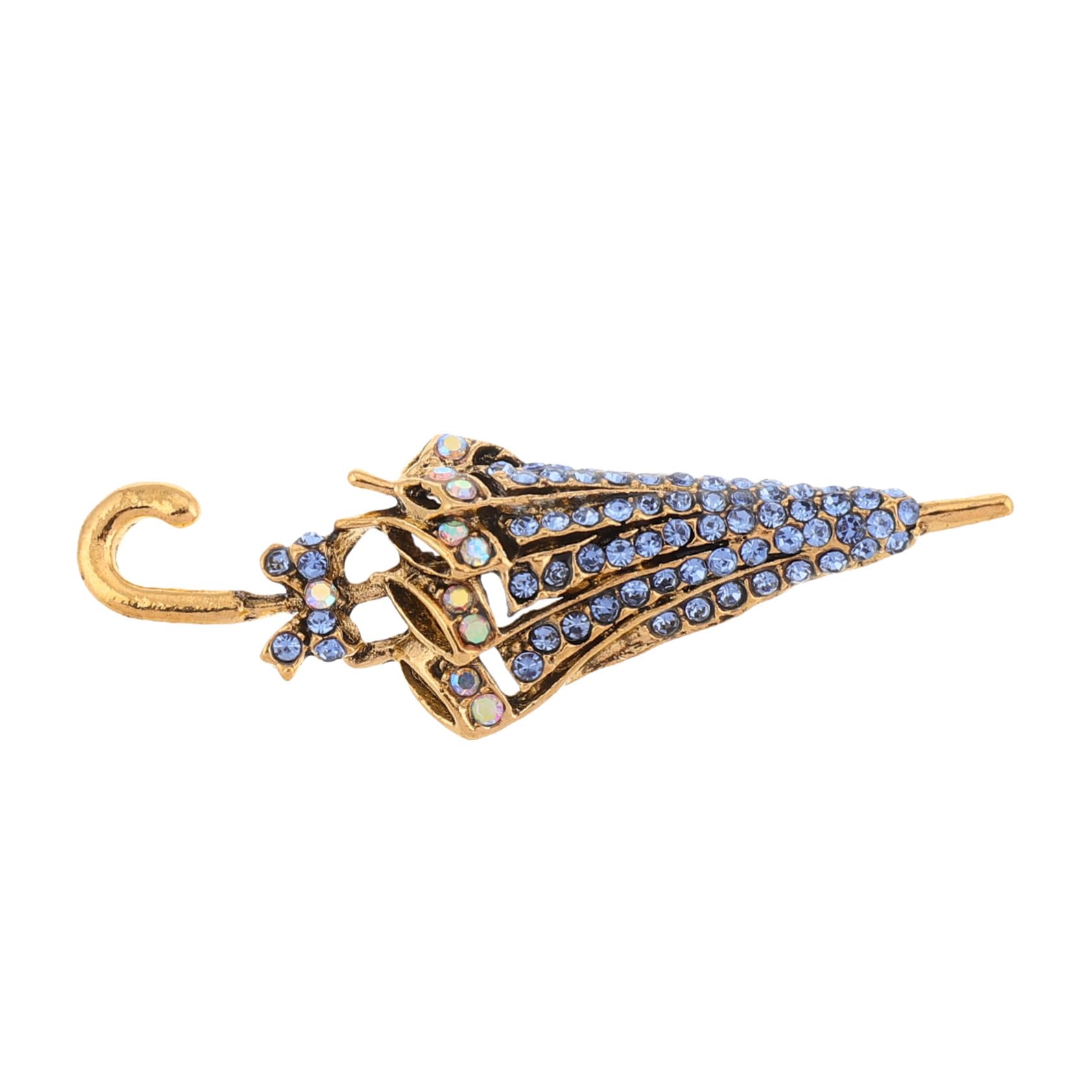 Broches Resistentes de Lujo para Solapa, con Forma única de Paraguas, para Mujer, Ideales para Vestir o como Bufanda. Moda versátil.