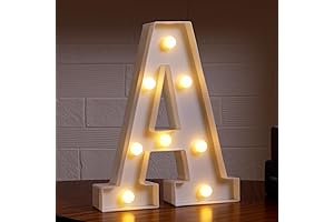 Dyingswan LED Light Up Letter Lights: Illuminate Your Ambiance with Alphabetical Luminance