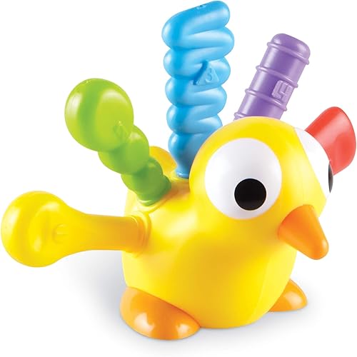 Miniatura 9 de Learning Resources Compañeros de pavo real de motor fino, 5 piezas, a partir de 18 meses, juguetes de aprendizaje para niños pequeños, juguetes de